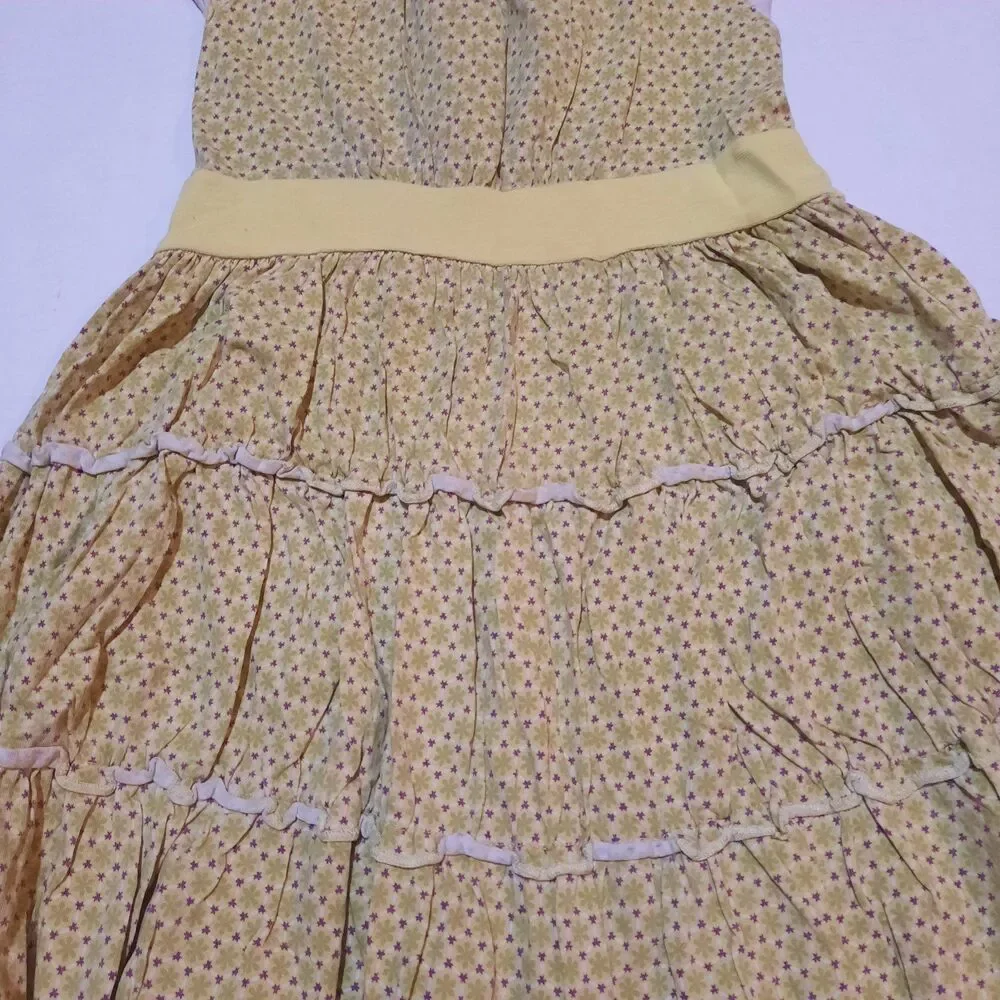 Tea Collection Girls Floral Tiered Swing Dress 6